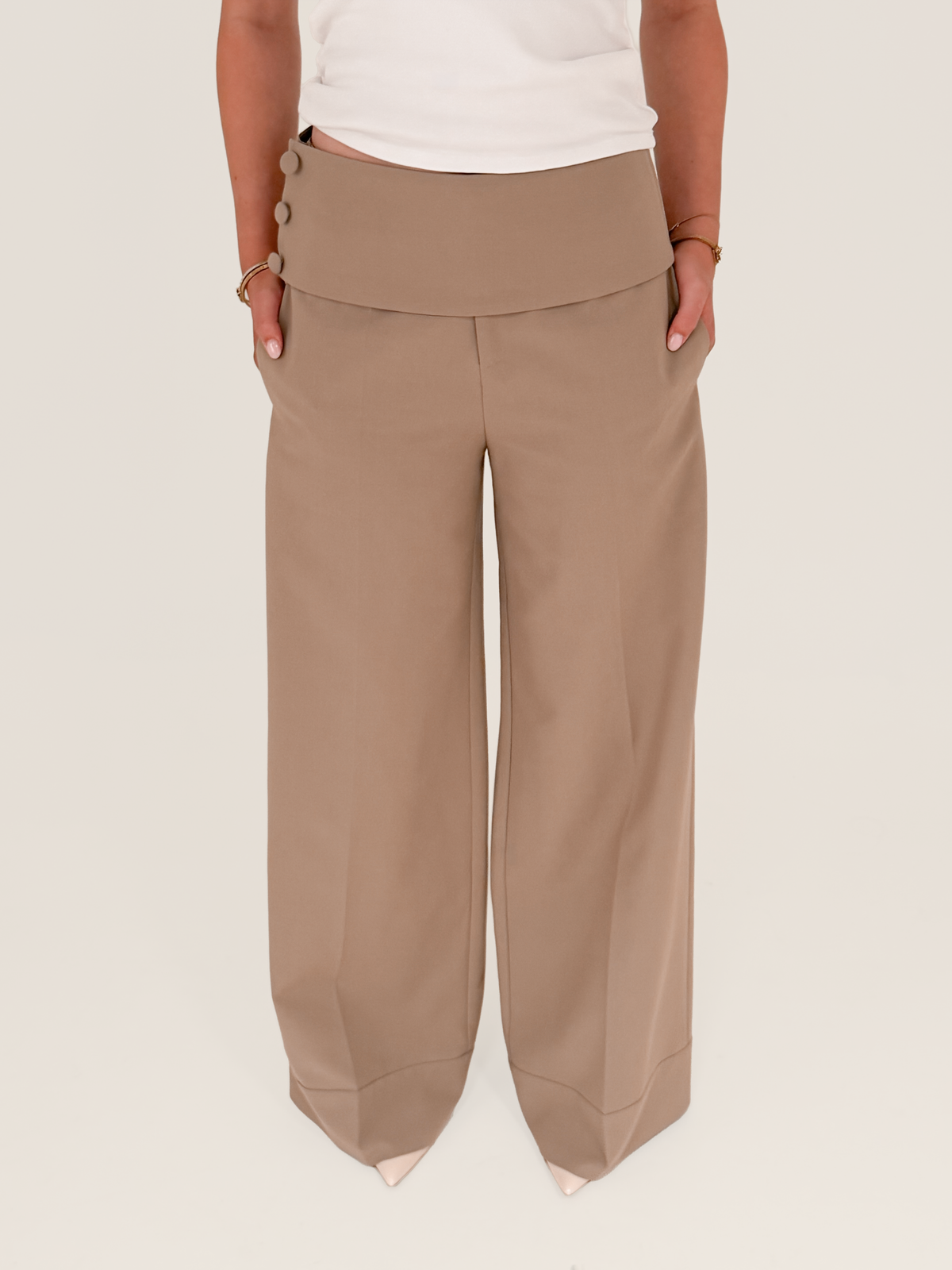 Every Wear Signature Waist Trousers | Camel