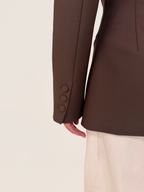 Every Wear Heritage Blazer with Scarf | Deep Truffle