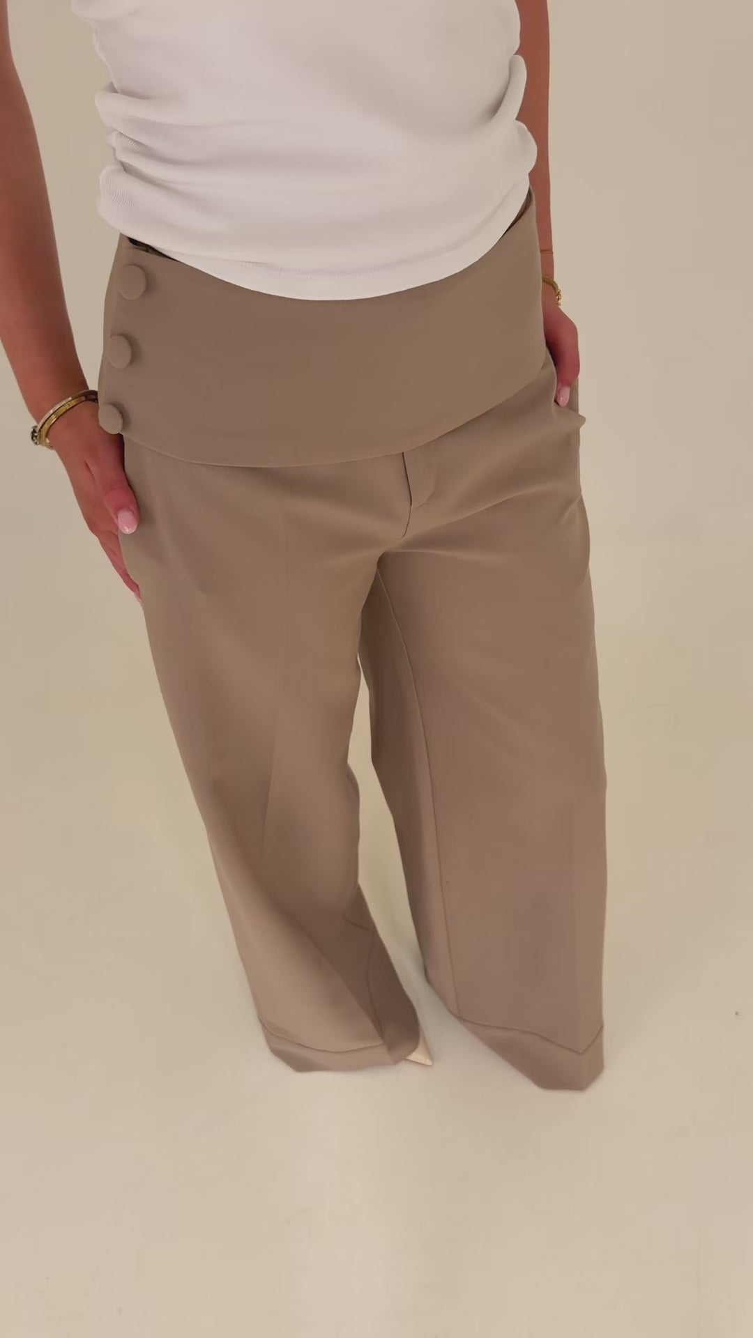 Every Wear Signature Waist Trousers | Camel